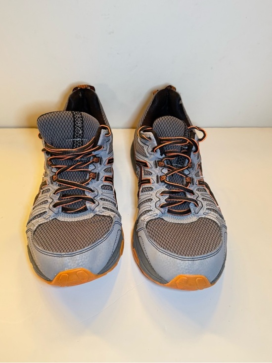 Asics Men\'s Grey and Orange Trail Running Shoes main image 5